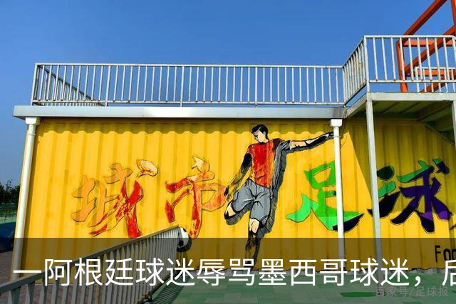 一阿根廷球迷辱骂墨西哥球迷，后者直接对他出示红牌